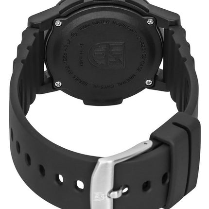 Luminox SEA Turtle Giant Plastic Strap Black Dial Swiss Quartz XS.0335 100M Mens Watch