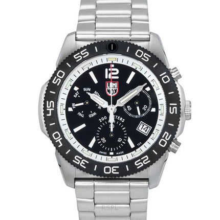 Luminox Pacific Diver Chronograph Stainless Steel Black Dial Quartz XS.3141.M 200M Men's Watch