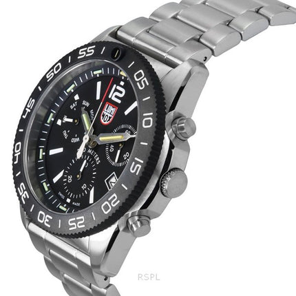 Luminox Pacific Diver Chronograph Stainless Steel Black Dial Quartz XS.3142 200M Mens Watch