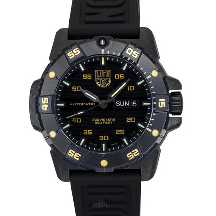 Luminox Master Carbon SEAL Limited Edition Rubber Strap Black Dial Automatic Diver's XS.3865.GOLD 200M Men's Watch