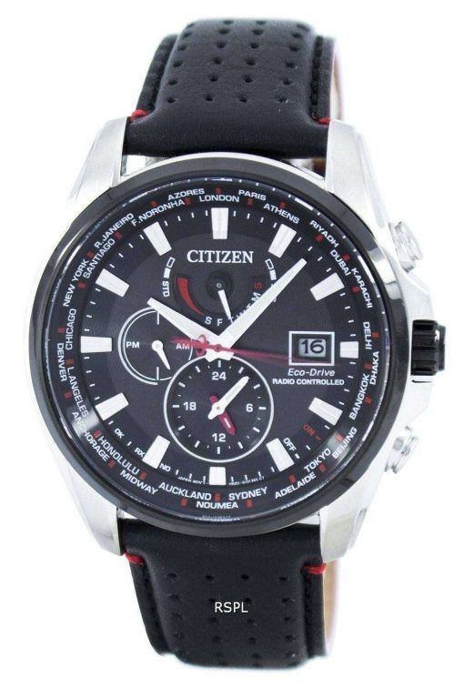 Citizen Eco-Drive Radio Controlled Chronograph World Time AT9036-08E Men's Watch