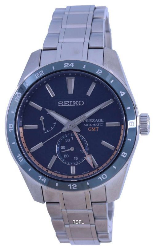 Seiko Presage Sharp Edged GMT Automatic SPB217 SPB217J1 SPB217J 100M Mens Watch