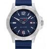 Tommy Hilfiger Ryan Silicone Strap Blue Dial Quartz 1791991 Mens Watch