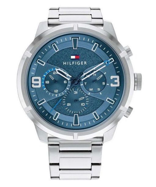 Tommy Hilfiger Link Bracelet Multifunction Blue Dial Quartz 1792077 Mens Watch