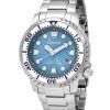 Citizen Promaster Dive Stainless Steel Light Blue Dial Eco-Drive Diver's BN0165-55L 200M Men's Watch