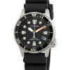 Citizen Promaster Dive Eco-Drive Polycarbonate Strap Black Dial Divers EO2020-08E 200M Mens Watch