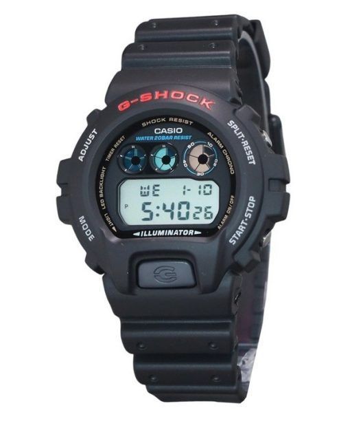 Casio G-Shock Digital Resin Strap Quartz DW-6900U-1 200M Men's Watch