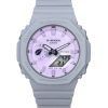 Casio G-Shock Natures Colour Series Analog Digital Purple Dial Quartz GMA-S2100NC-8A 200M Womens Watch