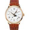 Orient Bambino Version 9 Classic Sun And Moon Phase Leather Strap White Dial Automatic RA-AK0801S00C Men's Watch