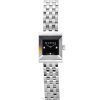 Gucci G-Frame Diamond Accents Stainless Steel Black Dial Quartz YA128507 Women's Watch