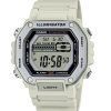 Casio Standard Digital White Resin Strap Quartz MWD-110H-8AV 100M Men's Watch