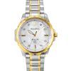 Bulova Marine Star Two Tone Stainless Steel Diamond Accents Mother Of Pearl Dial Quartz 98P227 100M Women's Watch