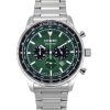 Citizen Eco-Drive Chronograph Stainless Steel Green Dial CA4500-91X 100M Men's Watch