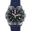 Luminox Pacific Diver Chronograph Navy Rubber Strap Black Dial Swiss Quartz Divers XS.3143 200M Mens Watch