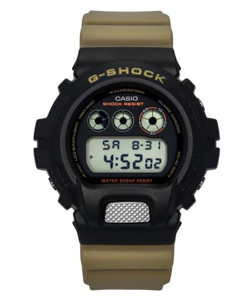 Casio G-Shock Digital Resin Strap Black Dial Quartz DW-6900TU-1A5 200M Men's Watch