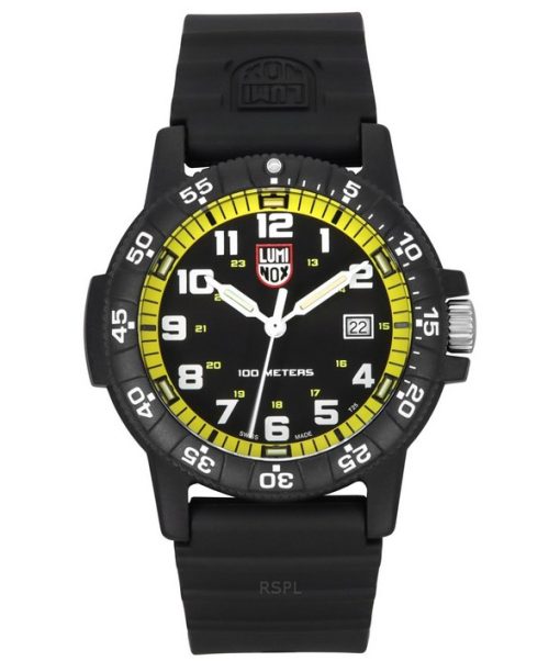 Luminox Leatherback Sea Turtle Giant Polyurethane Strap Black Dial Quartz XS.0325 100M Mens Watch